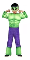 Disfraz Hulk Marvel Pecho Musculoso Americano Halloween