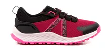 Zapatillas A Nation Cross Field Bordeaux Fucsia Outdoor Muje