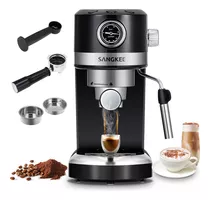 Cafetera Espresso Y Cappuccino Con Espumador De Leche, Máquina De Café Compacta De Capuchinos Mocha Y Latte, 1.4l Tanque De Agua, Barista En Casa Y Oficina, Compatible Café Molido,20 Bar, 1350w (ess4)