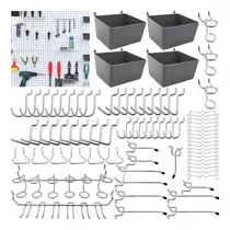 Kit Ganchos 80pcs Para Panel Perforado (ganchera -pegboard)