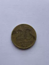 Moneda De 20 Centavos De Brasil Del Año 1947