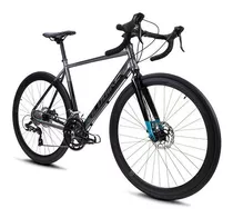 Bicicleta Alubike Mazzima Ruta 14 Velocidades Rodada 700 Color Gris Tamaño Del Cuadro 51 Cm