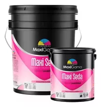 Pintura Brillo De Seda Maxiseda Blanco Cuñete Marca Maxigama