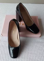 Zapatos Sibyl Vane, Charol, Negros, Altos, N.37, Impecables