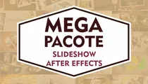 Projeto Editável After Effects Slideshow Mega Pack