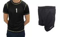 Combo Arquero Verano Niño Remera Y Bermuda Reusch Ng- Cvd