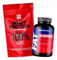 1k Whey Protein Proteína Starmx+ Quemador Fat Burner Mervick