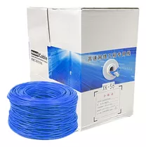 Cabo Rede 305m Cat5e 4 Pares Cftv Utp Lan Connect