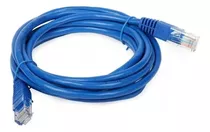 Cable De Red Patch Cord 5 Metros Cat5e Azul S