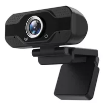 Camara Webcam Usb Con Micrófono Teletrabajo Videoconferencia Color Negro-240097 C56