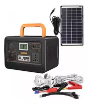 Kit Solar Portatil 4 Focos/inversor/radio Fm /bluetooth