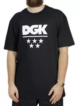 Camiseta Dgk All Star (tamanho Extra) Preta Skate + Nf