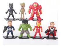  Avengers. Set 7 Figuras De Accion Juguete Infinite War