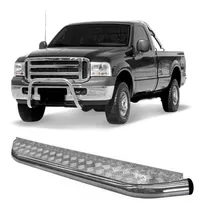 Estribo Chapa Cromado C/simples Ford F250 F350 F4000