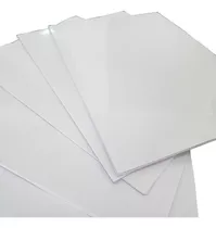 10 Adesivos Vinil Glossy Branco Jato Tinta A Prova D'água A4