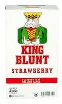 King Blunt Morango - Cx Com 25un Cada Un 5 Folhas