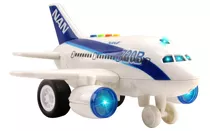 Avião De Brinquedo Movido A Fricção Com Luzes E Sons