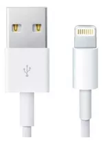 Cable Cargador De Datos Usb Para iPhone 6, 7, 8 X, Xr, Xs, 11, 12 Pro, Color Blanco