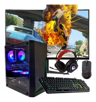 Pc Torre Gamer Amd - 16gb Ram - Ssd 480 + Combo + Monitor 24