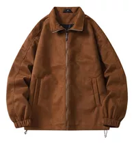 Chaqueta De Gamuza Con Solapa, Abrigos De Hombre American St