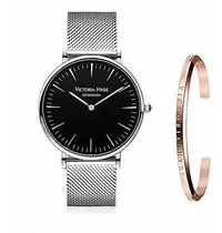 Victoria Hyde Minimalista Mujeres Hombres Relojes Brazalete