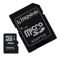 Memoria Micro Sd Hc 16gb Con Adaptador Clase 4 Kingston 