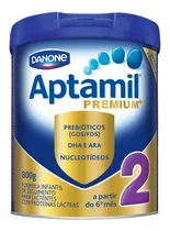 Fórmula Infantil Em Pó Danone Aptamil Premium 2 Em Lata 800g