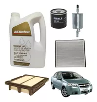 Kit Cambio De Aceite Y Filtros Chevrolet Aveo 1.6