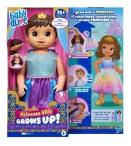 Boneca Baby Alive Princess Ellie Grows Up! Morena - F5237