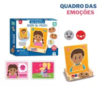 Quadro Das Emoções Jogo Educativo Pedagógico Nig Brinquedos