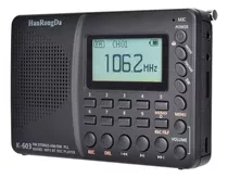 Radio Portátil Digital Fm-am | Onda Corta | Bluetooth