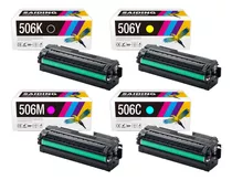 Kit 4x Toner Para Impressora Clx6260fr Clp680nd Clp-680 K506