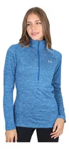 Buzo Entrenamiento Under Armour Tech 1/2 Zip Mujer En Azul |