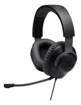 Headset Gamer Jbl Quantum 100, Drivers 40mm, Preto - Preto -