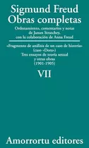 S.freud Vii Obras Completas, De Freud, Sigmund. Editorial Amorrortu, Tapa Blanda, Edición Papel En Español