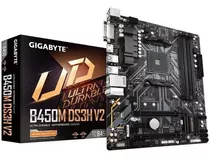 Placa Gigabyte B450m-ds3h V2 Amd Ryzen Ddr4 Am4         