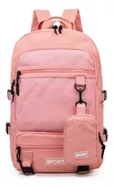 Mochila Wesion W3612on Color Rosa Diseño Lisa 30l