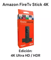 Amazon Firetv Stick 4k/hdr Ultra Hd (con Android Tv)