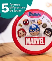 Jogo De Cartas Dobble Marvel 2-8 Jogadores Dob019- Galápagos