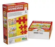 Puzzle Quebra-cabeça Primeiros Números +3 Anos - Grow