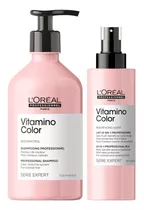 Shampoo Cabello Teñido 500ml + Spray Loreal Vitamino Color