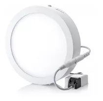 2 Panel Lampara Led 18w Superficial Redonda Techo Luz Cálida