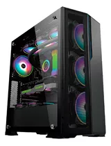 Case Gamer Teros 7-fan-argb-incluidos Atx/e-atx/matx 3usb 