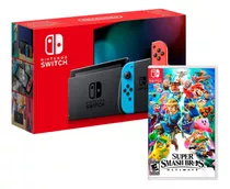 Nueva Consola Nintendo Switch 2019 + Super Smash Bros