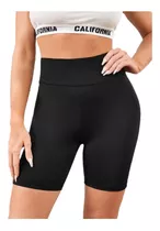 Calza Corta Lycra Deportiva Estilo Ciclista Biker Tiro Alto