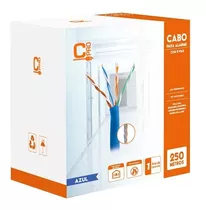 Caixa Cabo Alarme Cat5e Pro Cftv 4 Pares Rede 250 Metros