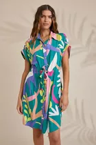 Vestido Rimmel Chandelle Estampado Para Mujer