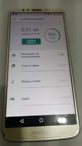  Moto E5 Plus 16 Gb  2 Gb Ram Trinco Na Tela Visível )