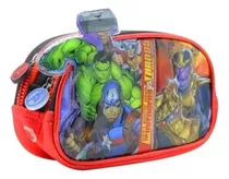 Cartuchera Doble Avengers Vs. Thanos 3d De Cresko Sp867 Color Unico