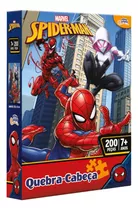 Homem Aranha Quebra Cabeça 200 Peças Spider Man - Toyster